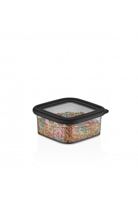 M2702 ELEGANT SMOKED ORGANISER STORAGE BOX 0.3 LT